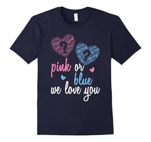 Pink or Blue We Love You Gender Reveal Party Graphic T-Shirt