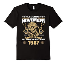 November 1987 30th Birthday 30 Years Old Gift T-Shirt