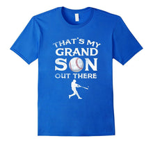 That's My Grandson Out There Baseball T-Shirt Papa Tee Mimi