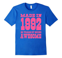 25th Birthday Gift Idea 25 Year Old Boy Girl Shirt 1992