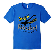 Boys and Girls Rock and Roll T Shirt 3rd Grade Rocks Gift