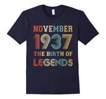 November 1937 the Birth of Legends Birthday T-Shirt