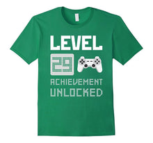 29th Birthday 1988 Gamer Level 29 Achievement Unlocked Shirt