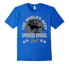 Mens the World's Best Springer Spaniel Dad TShirt