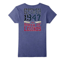1947 September the Birth of Legends 70 Years Old Backside