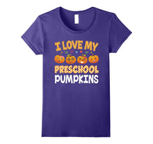 I Love My Preschoolers Pumpkins Preschool Teacher T-Shirt