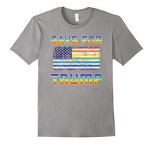 Gays LGBT Flag Design Supports President Donald Trump TShirt