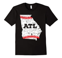 Atlanta ATL Georgia Distressed Baseball T-Shirt