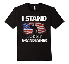 I Stand for My Grandfather Veteran American Flag Shirts