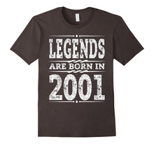 Funny Legends Are Born in 2001 T-Shirt 16th Birthday Gift