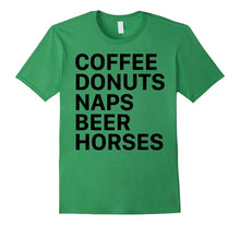 Coffee Donuts Naps Beer Horses Shirt