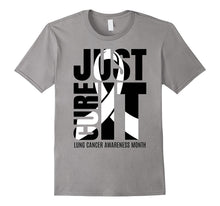 Just Cure It Lung Cancer Awareness Shirts Ribbon Shirt