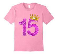 15th Birthday Shirt Princess Crown
