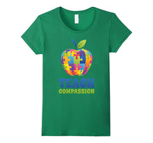 Cute Teach Compassion T-Shirt Autism Awareness Day Gifts