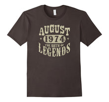 43 Years 43rd Birthday August 1974 Birth of Legend T-Shirt