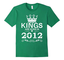 Kings Are Born in 2012 T-Shirt 5th Birthday Gift Boy Vintage