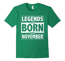 Legends Are Born in November T Shirt, Birthday TShirt