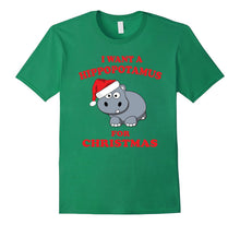 I Want a Hippopotamus for Christmas Hippo Gift T-Shirt