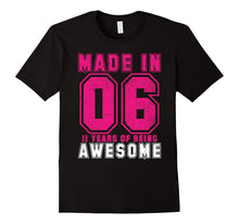 11th Birthday Gift T-Shirt Made in 06 Tee 11 Yrs Old Gift