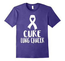 Lung Cancer Awareness White Ribbon Cure Support Shirt