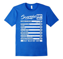 Scorpio Guy Facts T-Shirt Born in November Birthday Gifts