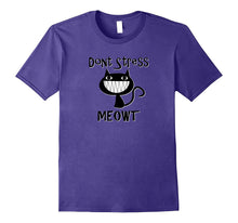 Don't Stress Meowt Funny Cat T-Shirt Women Girls Graphic Tee