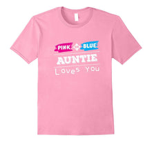 Gender Reveal Party Auntie T-Shirt for Family Shirt