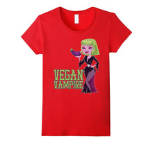 "Vegan Vampire" Halloween Funny Vegetarian Woman's T Shirt