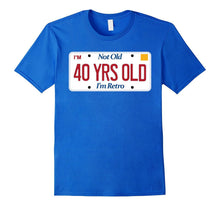 40th Happy Birthday T-Shirt; 40 Years Old Tshirt; Retro Tee