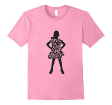 Nevertheless She Persisted T-Shirt Fearless Girl Tee Gray