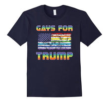 Gays LGBT Flag Design Supports President Donald Trump TShirt