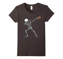 Halloween Dabbing Skeleton Football TShirt Funny Dab Dance T