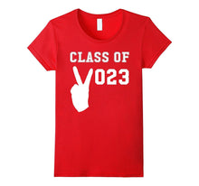 Class of 2023 Peace Sign - School Graduation T-Shirt