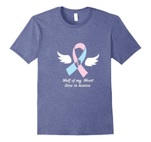 My Heart Lives in Heaven Loss Awareness T Shirts