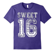 16th Birthday Shirt Gift Teen Sweet Sixteen 16 Varsity Crack