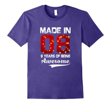 9th Birthday Gift T-Shirt Made in 2008 Awesome 9 Years Old