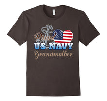Proud US Navy Grandmother Shirt - Patriotic Heart