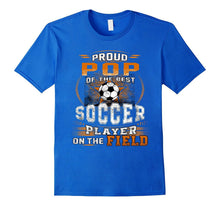 Family Papa Shirt Proud POP of the Best Soccer Player