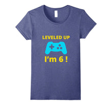 Leveled Up I'm 6 T-Shirt Funny Birthday Gamer Gift