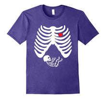 'Pregnant Skeleton Baby' Cute Maternity Halloween Shirt