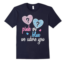 Pink or Blue We Love Adore You Tee T Shirt for Gender Reveal