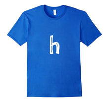 Monogram Letter H Lowercase H T-Shirt Learn Alphabet