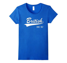 60th Birthday Gift Shirt British Since 1957 60 Years Old Tee
