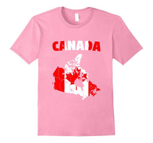 Canada - Canadian Map Flag T-Shirt Gift for Canada Lovers