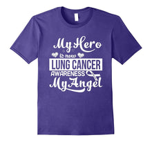 LUNG Cancer Awareness Shirts, My Hero Is Now My Angel V1