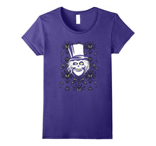 Haunted T-Shirt: Hatchaway Mansion Spooky Ghost in Top Hat