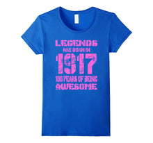 100 Years Old 100th Birthday B-Day Gift Legends 1917 T Shirt