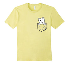 Adorable Little Westie in the Pocket T-Shirt