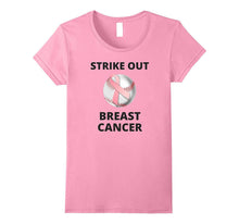 Baseball Strike Out Breast Cancer T-Shirt Shirt