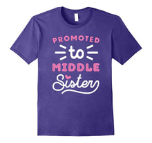 Promoted to Middle Sister Shirt Toddler Infants Adult Sizes